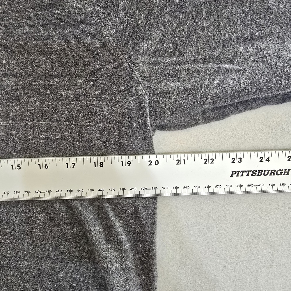 Sonoma Mens M Gray Sweater V-Neck Pullover Marled 100% Cotton Long Sleeve‎ - Picture 6 of 8